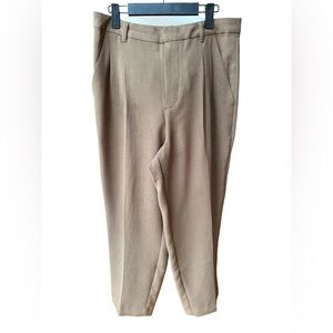 Madewell Women’s Tan / Light Brown High Rise Barrel Leg Pants Size 10